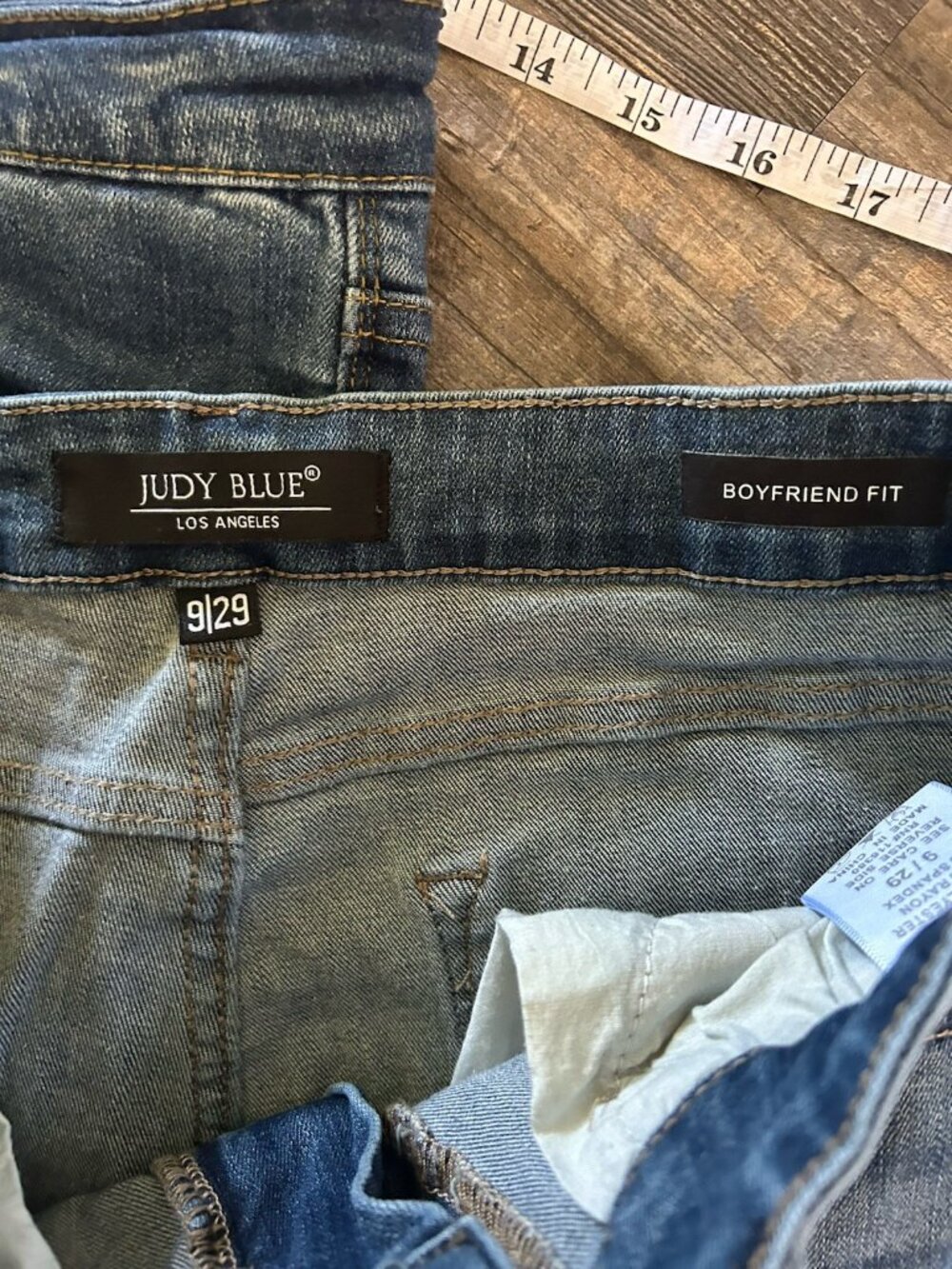 Lot of 2 Judy Blue Jeans Denim Size 9/29  Relaxed Fit & Boyfriend Fit - Picture 5 of 12